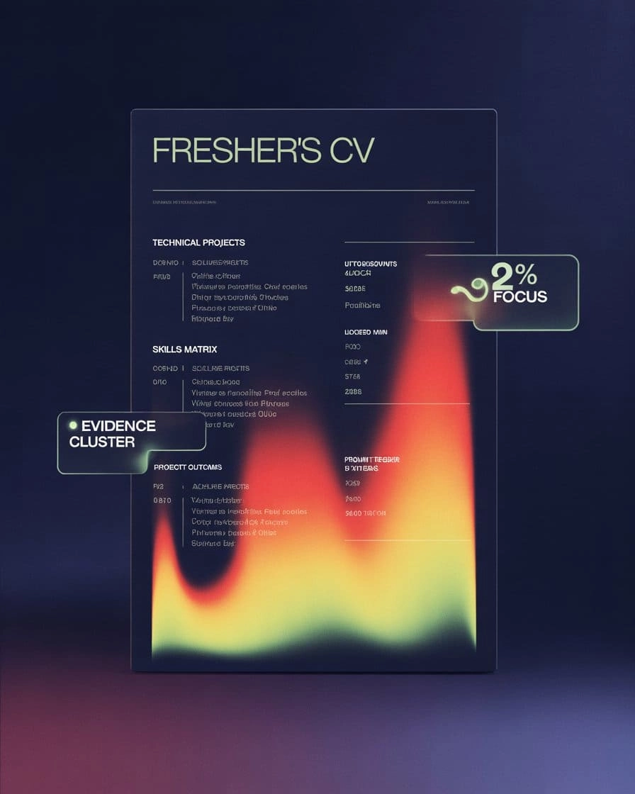 Fresher CV Eye-Tracking Heatmap